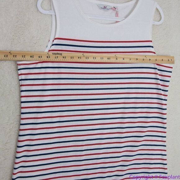 NEW Vineyard Vines 100% cotton Striped‎ NANTUCKET Shift DRESS, L - Picture 10 of 16
